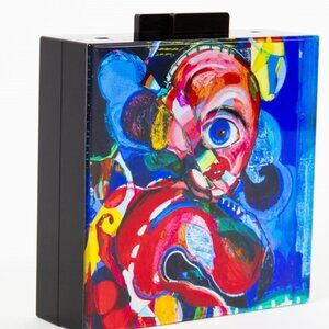 One oF A Kind❤️ Maria Brito Natalie Frank taking a walk Hand Clutch Shoulder Bag